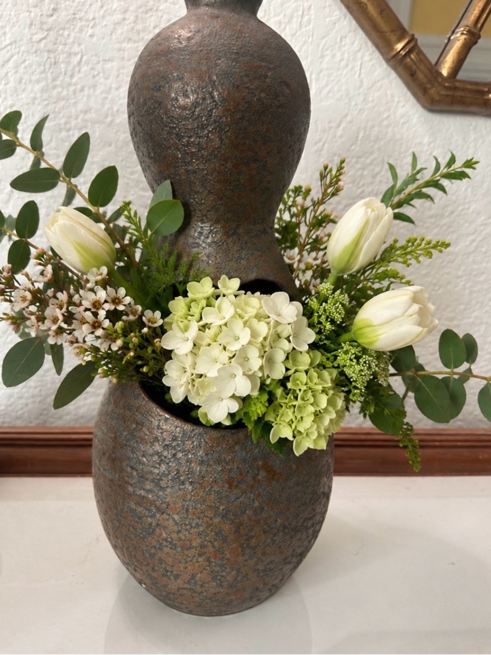 Hyalyn multi opening vase midcentury modern cool 😎